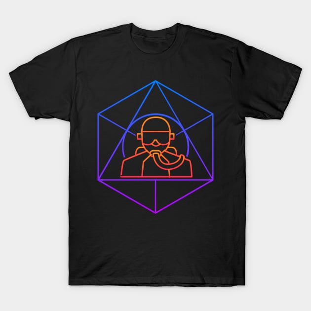 Psychedelic Sacred Geometry Scuba Diving T-Shirt by MeatMan